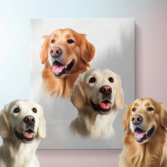 Custom Pet Portraits (2 Pets)